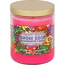 [2527ug] Smoke Odor Candle 13oz Trippy Hippie