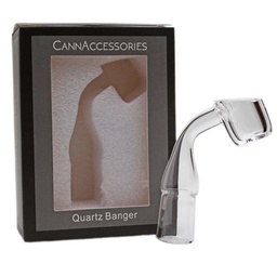 [caq005a4] Glass Concentrate Accessory Cannacessories Quartz Banger 5MIL 14mm Female 45 Degree