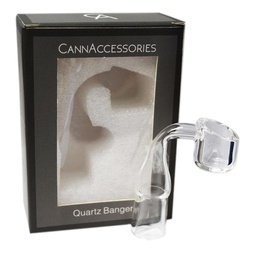 [caq005c9] Glass Concentrate Accessory Cannacessories Quartz Banger 5MIL 10mm Female 90 Degree