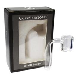 [caq006a9] Glass Concentrate Accessory Cannacessories Quartz Banger 5mm 14mm Male 90 Degree