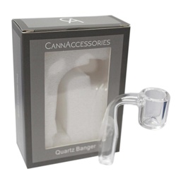 [caq006c9] Glass Concentrate Accessory Cannacessories Quartz Banger 5MIL 10mm Male 90 Degree