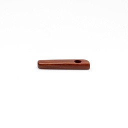 [ls004] 3" Wood Rounded Slab Pipe