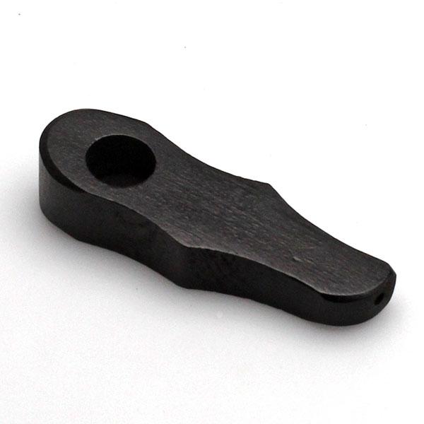 4" Ebony Shaped Wood Pipe
