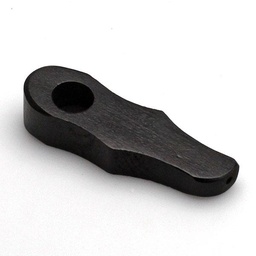 [ls026] 4" Ebony Shaped Wood Pipe