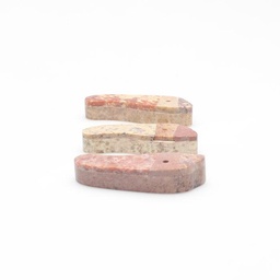 [ls165] 3.5" Slab Stone Pipe With Cap