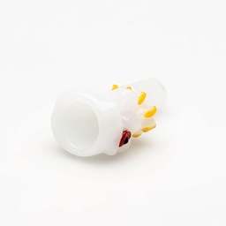 [mqa034b] 19mm White Skull Bowl