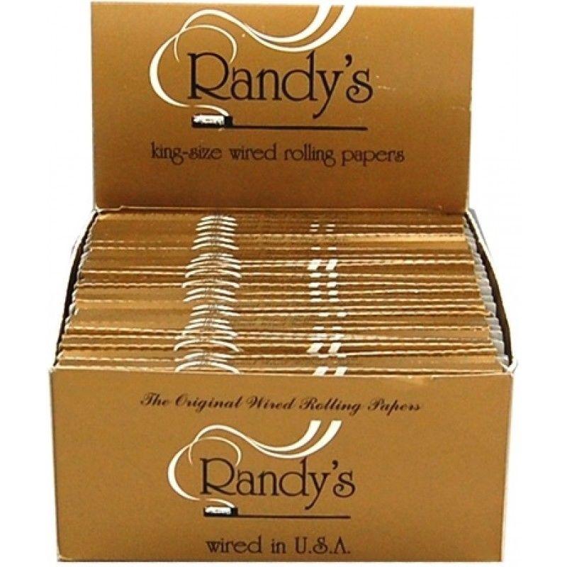 Randy's Rolling Papers King Size Gold Box of 25
