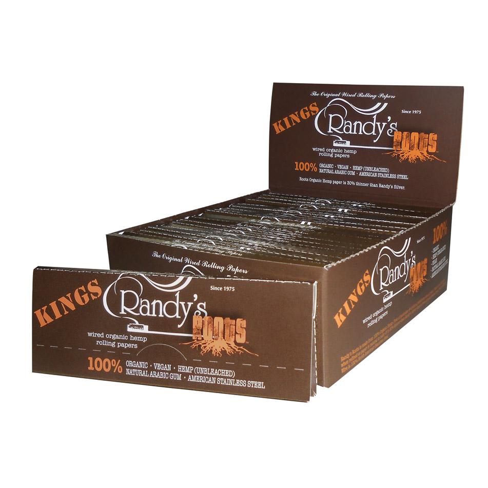 Randy's King Size Rolling Papers Roots Box of 25