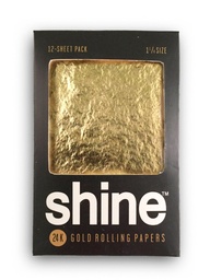 [sh002] Shine 24k Gold Twelve Sheet Baller Pack Rolling Papers