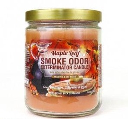 [Top002dc] Smoke Odor Candle Limited Edition 13oz Maple Leaf