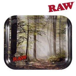 [h688] Raw Smokey Rolling Tray Large 13.6" x 11" x 1.2"