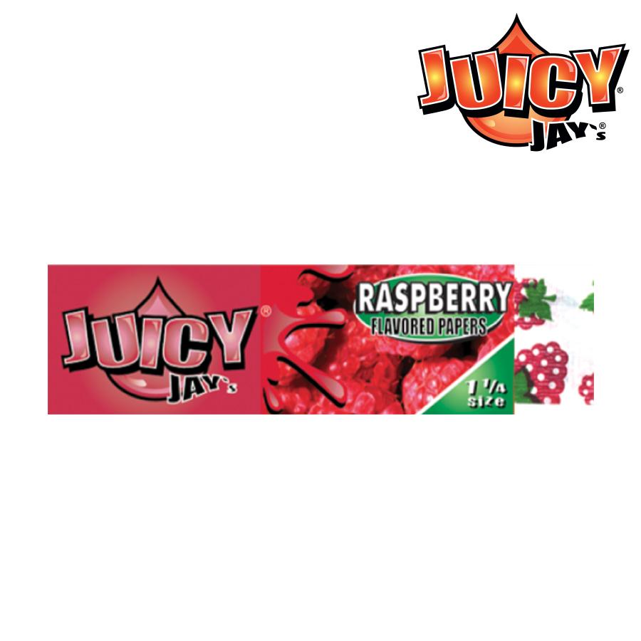 Juicy Jay  1  1/4 Rasberry Box of 24