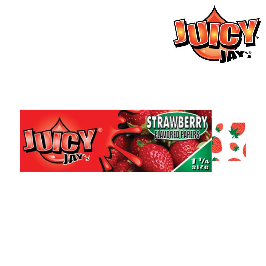 Juicy Jay  1  1/4 Strawberry Box of 24