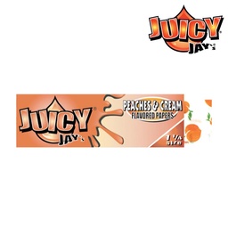 [JJ7b] Juicy Jay  1  1/4 Peaches and Cream Box of 24