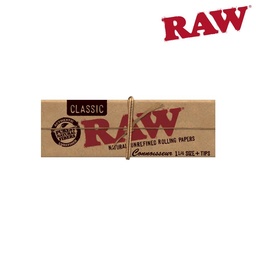 [pap76b] Raw Connoiseur 1 1/4 Box of 24