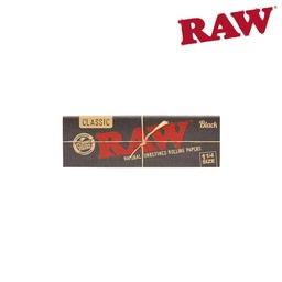 [pap91b] Raw Black 1 1/4 (Box of 24)