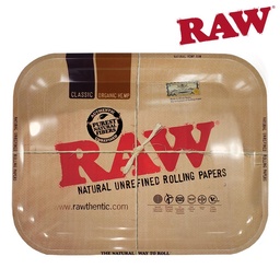 [h212] Rolling Tray RAW Metal Large 13.6" x 11" x 1.2"