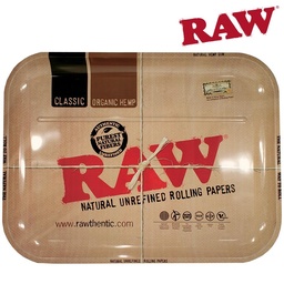 [h388] Rolling Tray RAW Metal XXL 20" x 15"