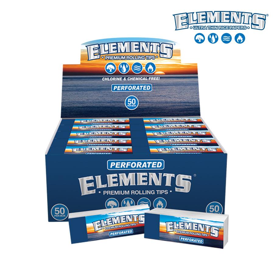 Rolling Tips Elements Perforated Box of 50