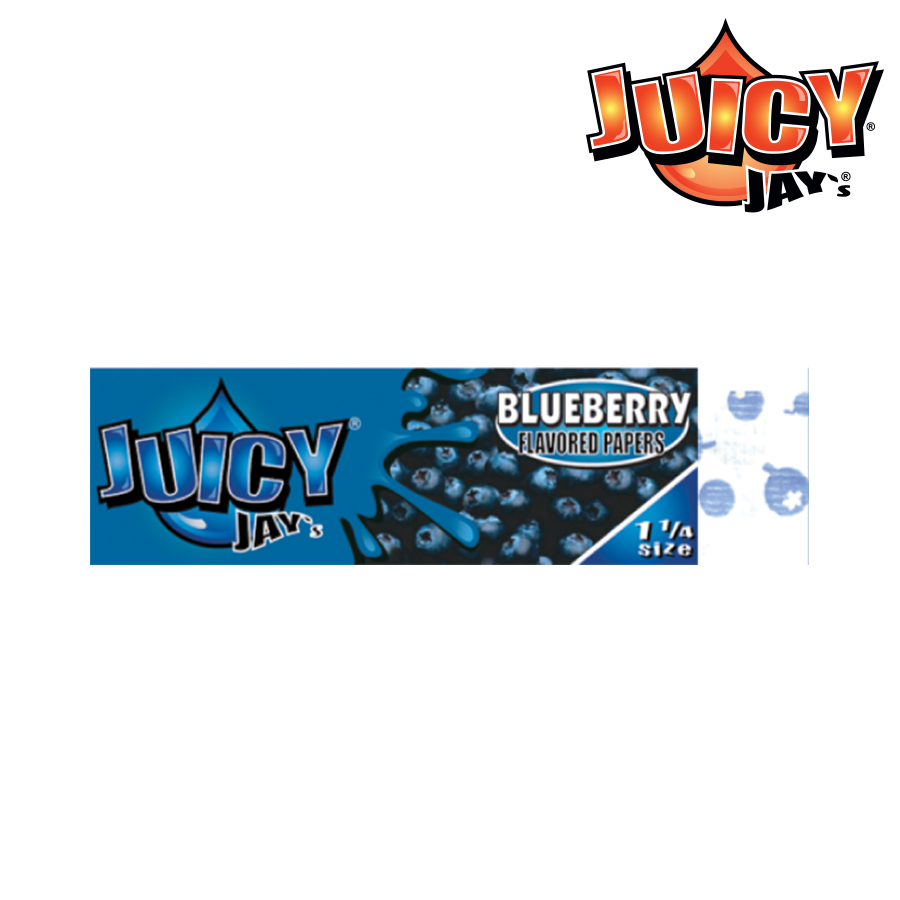 Juicy Jay  1  1/4 Blueberry Papers Box/24