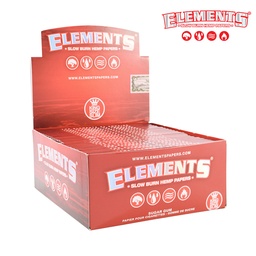 [elm13b] Elements Red KS Slim Papers Box/50
