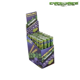 [chw002b] Cyclone Hemp Wraps Blueberry 2-Pack Cones Box/24