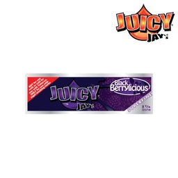 [jjt01b] Juicy Jay Super Fine 1 1/4 Blackberrylicious Rolling Papers Box/24