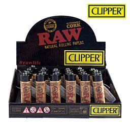 [clp001s2] Clipper Round Raw Pop Cover Cork Tray/30
