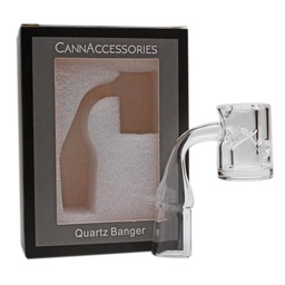 [caq035a9] Glass Concentrate Accessory CannAccessories Reactor Quartz Banger 14mm Female 90 Degree