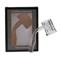 [caq036a4] Glass Concentrate Accessory CannAccessories Reactor Quartz Banger 14mm Male 45 Degree
