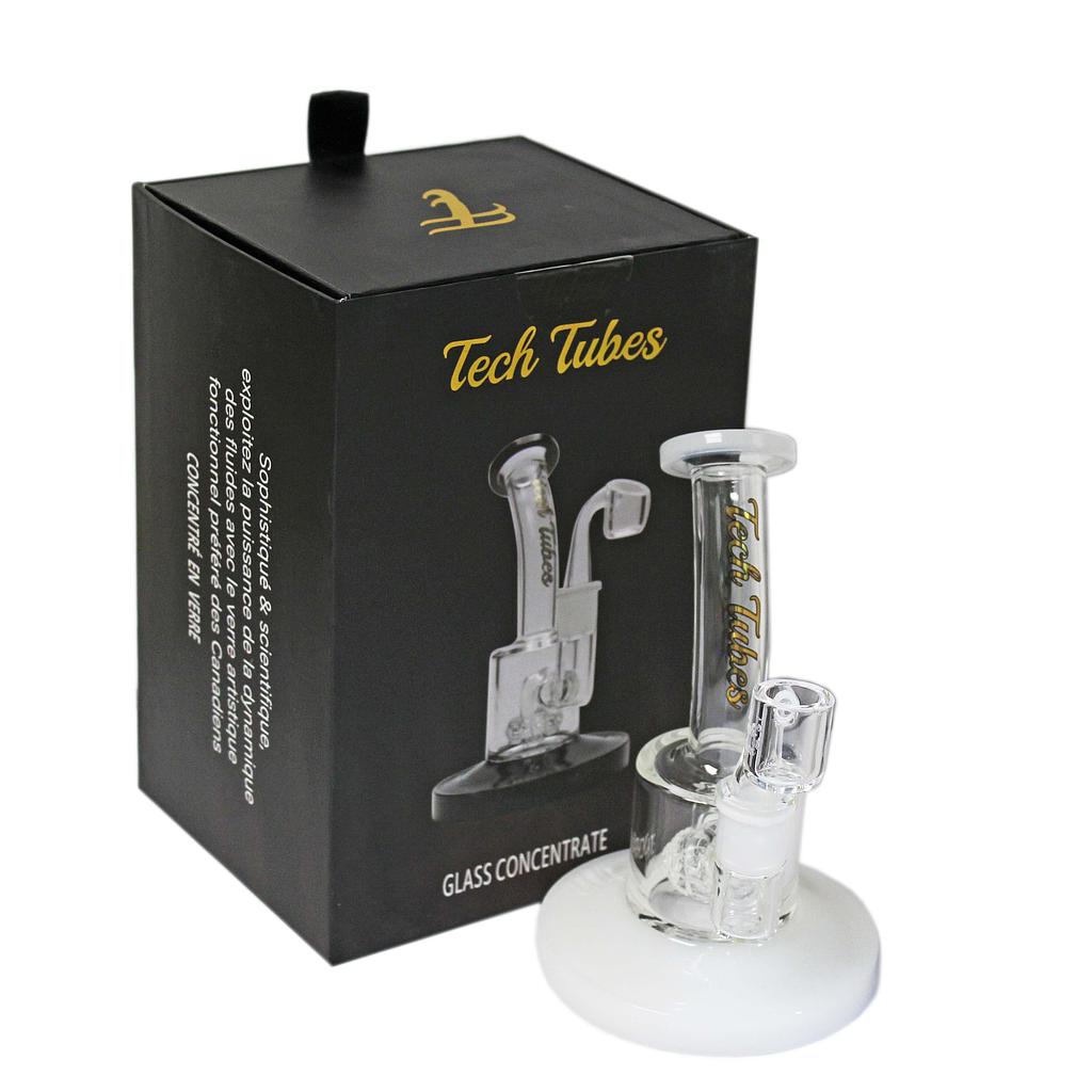 Glass Concentrate Rig Tech Tubes 6" Can Bent Neck Circ