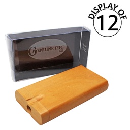 [gpd004b] Dugout Genuine Pipe Co Light Teak Plain - Large - Display/12
