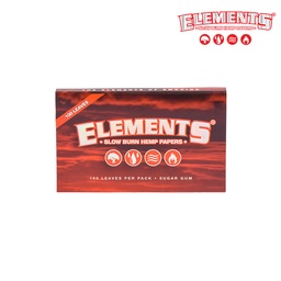 [elm11b] Rolling Papers Elements Red Single Wide Box/25