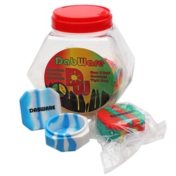 [dw050f] Silicone Container - DabWare Square XL 118ml - 5PCS Fishbowl