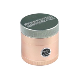 [ry189] Kannastor Multi Chamber Grinder w/ Stainless Easy Change Screen 2.2" ROSE GOLD