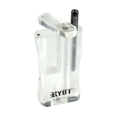 [ry356h] **NEW** Ryot Large Acrylic Taster Box with **Matching Bat** - CLEAR
