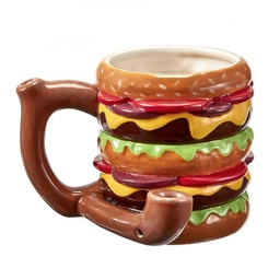 [fct007] Ceramic Burger Mug Pipe
