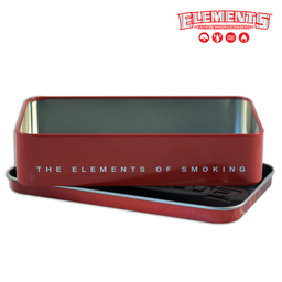 [h704red] Elements Tin Box Red