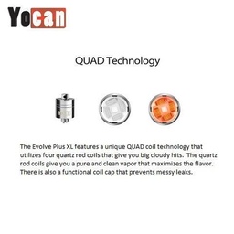 [ycn040b] Yocan Quad Quartz Evolve Plus XL Coil Pack/5