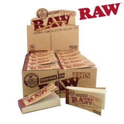 [h706b] Raw Soft Wide Perforated Tips Box/50