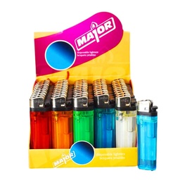 [xlt001b] Major Disposable Lighters Tray/50