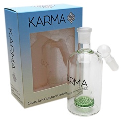 [kmgac001] Ash Catcher Karma Glass Honeycomb 14mm 45 Degree