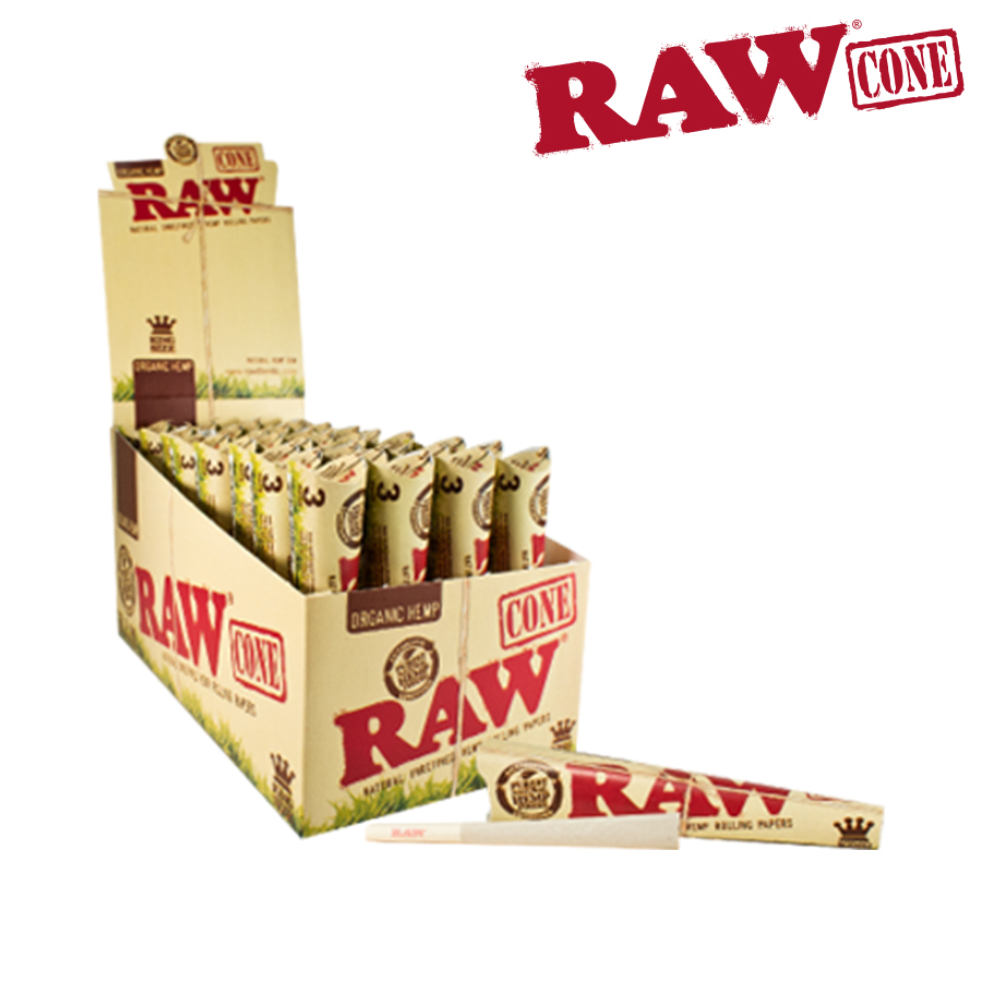 Raw Organic Cones King Size 3-Pack Box/32