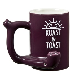 [fct026] Ceramic Roast and Toast Mug Pipe Purple