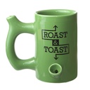 Ceramic Roast and Toast Mug Pipe Green Aarows