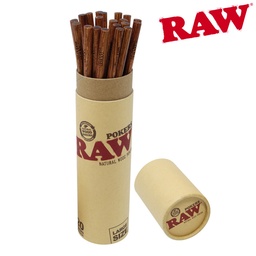 [h718b] Raw Wood Pokers 224mm 20-Pack