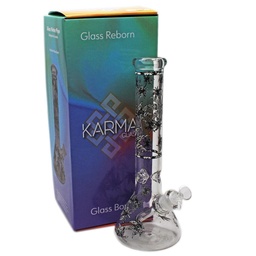[kmg011] Glass Bong Karma 14" Leaf Beaker