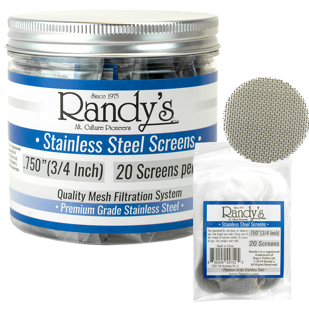 Randy's Screens - Metal - Stainless Steel 0.750 - 36 x 20PK