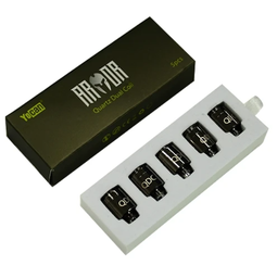 [ycn100b] Cannabis Vaporizer Part - Yocan Armor / Apex Dual Quartz Coil - Pack/5