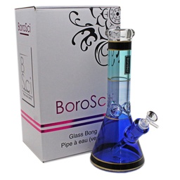[bsb014] BoroSci 13" Royalty Blue 7mm Beaker Bong